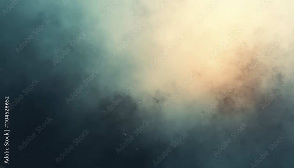 Poster soft yet enigmatic tones define gradients infused with delicate layers of noise.