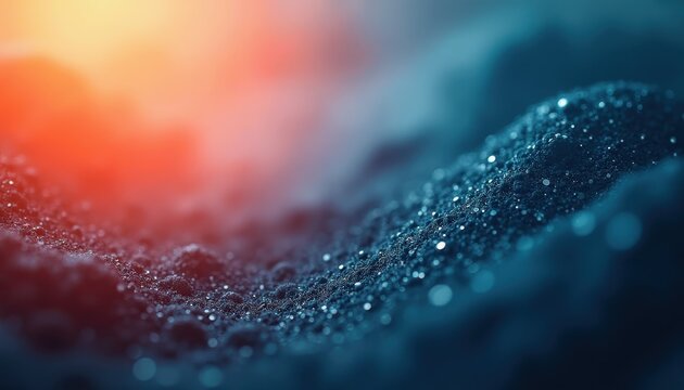 A glowing ambiance is evoked by noise-speckled gradients with a magical touch.