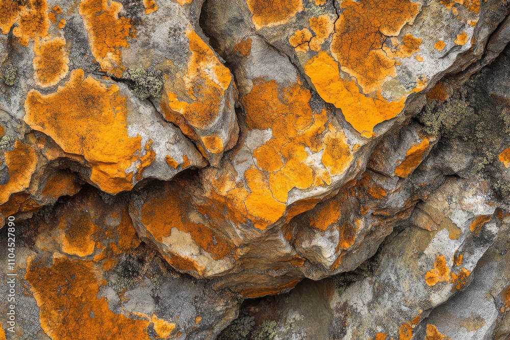 Poster a rustic iron surface with natural rust formations and deep orange and brown tones, adding an authen