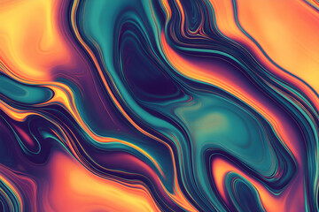 Obraz premium Abstract Swirling Liquid Paint Background