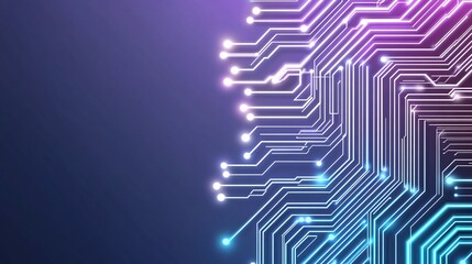 Abstract Circuit Board Technology Background Digital Network Innovation Connection