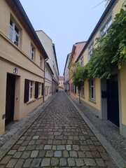 eine schöne Gasse in Brandenburg an der Havel