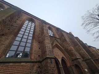 Fototapeta premium Fassade des St Pauli - Klosters in Brandenburg an der Havel
