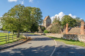 Fototapeta premium Architecture in the village of Castle Rising, Norfolk, England