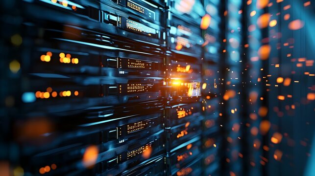 Vintage data tapes with modern storage, digital preservation facility