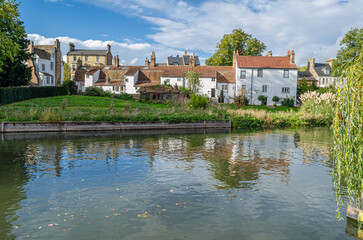 Obraz premium Banks of the River Cam in Cambridge, UK