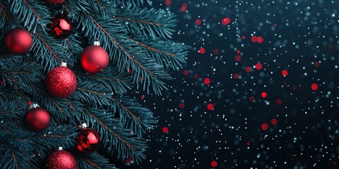 Christmas tree decoration winter wonderland holiday spirit indoor close-up festive atmosphere