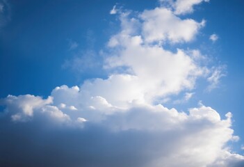 Obraz premium light blue sky with clouds