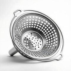 Colander steel selver color kitchen instruments tools more styel transparent or white background  image