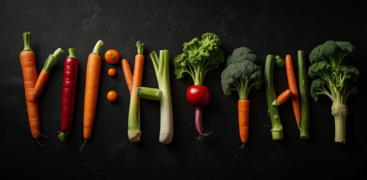 Vegan Menu, Fresh vegetables, Hand drawn watercolor illustration. vegetables and fruits watercolor illustration, world vegetarian month and day concept background. 