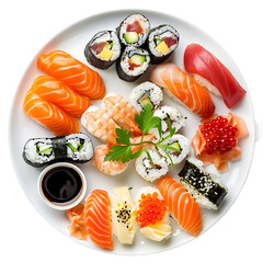 Sushi Platter: Salmon, Tuna, Shrimp