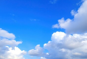 dynamic blue sky with clouds
