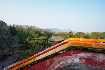 Steps leading to Dvipa on the south side of Xumi Lingjing Site of Summer Palace in Beijing