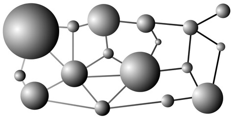 3d render of a molecule