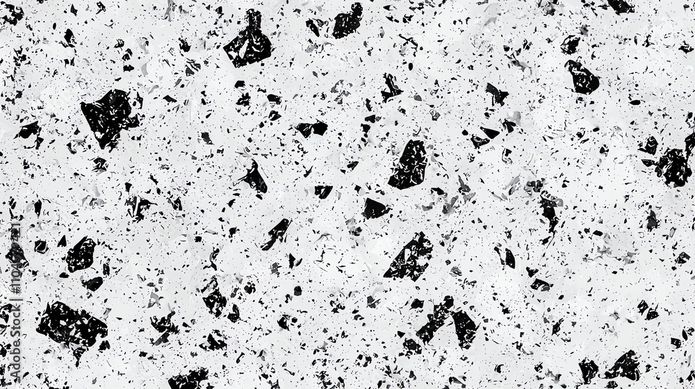 Aufkleber speckled black and white texture with varied shapes and sizes showcasing unique patterns and contras