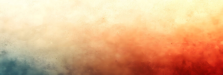 Obraz premium Abstract watercolor background with warm and cool tones blending softly together