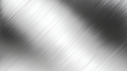 Chrome texture with soft reflections creating an elegant and modern background suitable for various design purposes