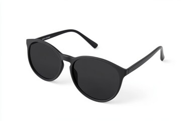 A pair of sunglasses with a black frame