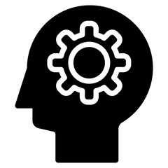 Mind Glyph Icon