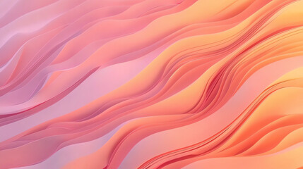 Obraz premium Gradient texture with soft pink waves creating a serene background for artistic projects and designs