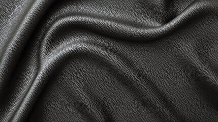 Matte black rubber-like texture displayed on a plain surface conveying an elegant and modern aesthetic