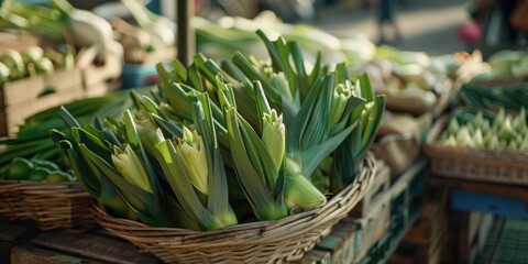 Obraz premium Brightly colored flowers for sale at an outdoor market, with bulbs and stems visible. Ideal for gardening or bouquet arrangements.
