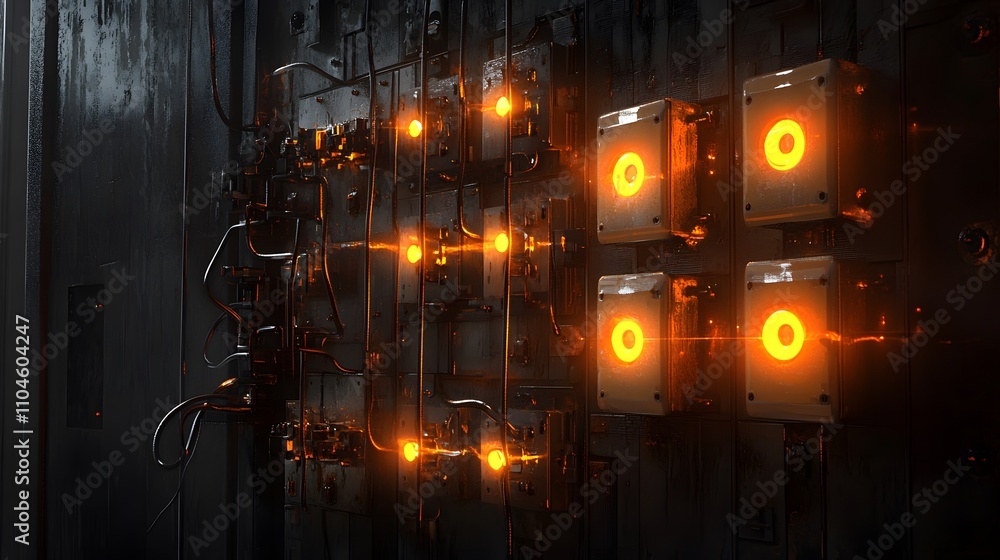 Poster capacitor cascade: a cascading puzzle where capacitors must be arranged in a way that stores and rel