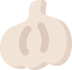 Obraz premium Handdrawn Garlic Vegetable