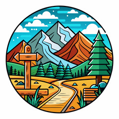 mountain adventure logo