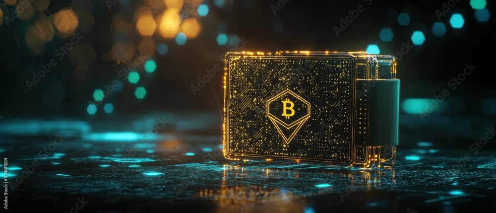 Poster protecting assets online the tech behind secure digital wallets and encrypted solutions