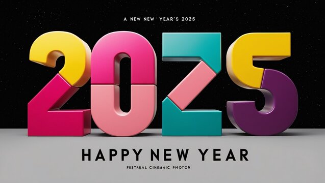 2025 New Year, technology, circuit, electronics, digital, futuristic, modern, neon, glowing, countdown, celebration, holiday, party, sparkle, shine, glamour, elegant, ornamental, decorative, festive, 