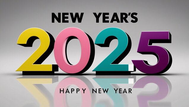 2025 New Year, technology, circuit, electronics, digital, futuristic, modern, neon, glowing, countdown, celebration, holiday, party, sparkle, shine, glamour, elegant, ornamental, decorative, festive, 