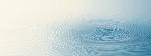 calming water splash artwork with blue hues and soft gradients in tranquil minimalistic design