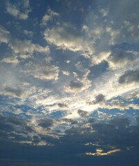 Obraz premium 雲と空
