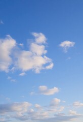 blue sky with a few clouds