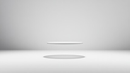 Minimalist Floating Platform for Product Display and Presentation
