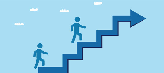 business graph pointing up profit icon. success path sign. growth statistics improvement concept design