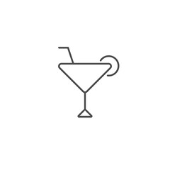 Cocktail icon template vector illustration