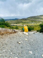 Hiker in the mountains