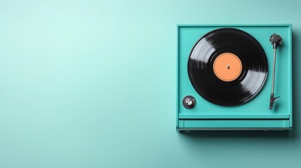 Obraz premium Retro aesthetic vintage tape and record players for home style