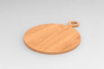 Illustration of wooden cutting board 