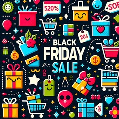 Black Friday Sale Festive Gifts Shopping Spree