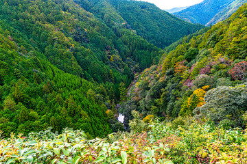 京都、高雄山神護寺からの風景