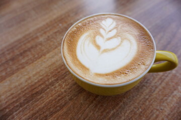 cup of coffee with latte art	