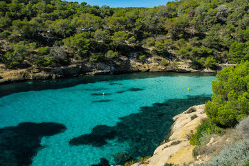 The Platja del Rei beach, Mallorca, Spain. 