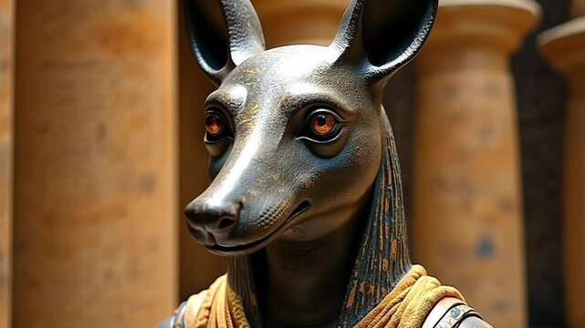 Anubis is the god of mummification and the afterlife. He is a jackal-headed god associated with funerary practices.