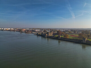Medieval Fortress Smederevo, Serbia - Aerial Drone View