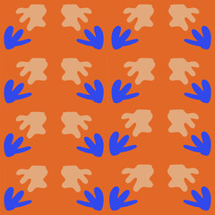 Naklejka premium Colourful Abstract Shapes Pattern Background