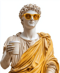 greek god apollo statue