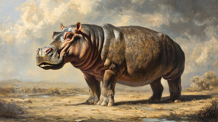 Fototapeta premium hippopotamus